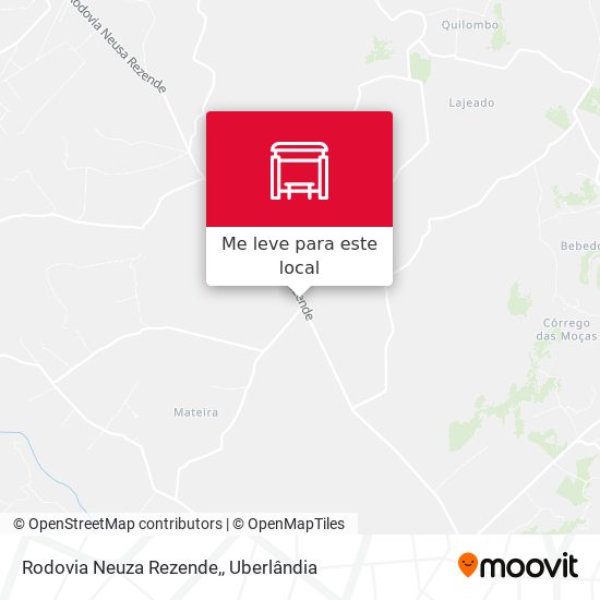 Rodovia Neuza Rezende, mapa