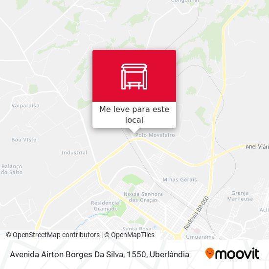 Avenida Airton Borges Da Silva, 1550 mapa
