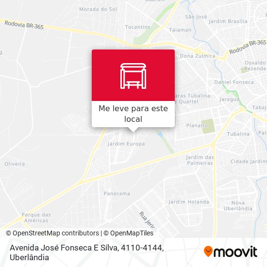 Avenida José Fonseca E Sílva, 4110-4144 mapa