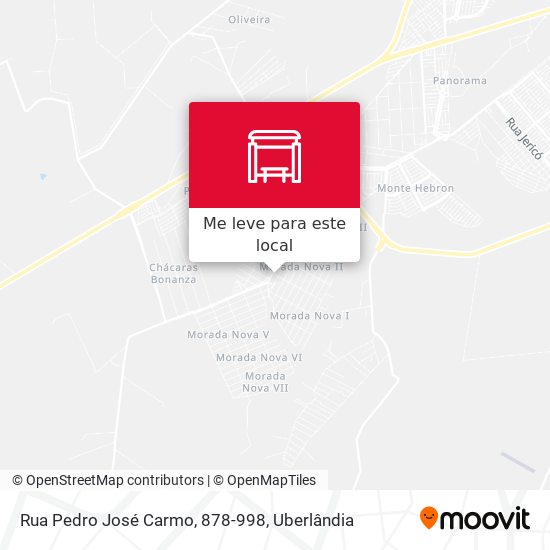 Rua Pedro José Carmo, 878-998 mapa