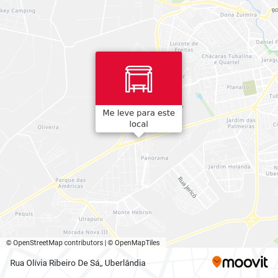 Rua Olívia Ribeiro De Sá, mapa