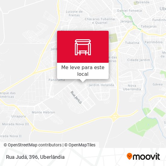 Rua Judá, 396 mapa