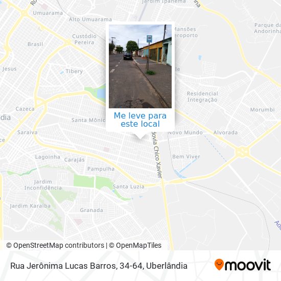 Rua Jerônima Lucas Barros, 34-64 mapa