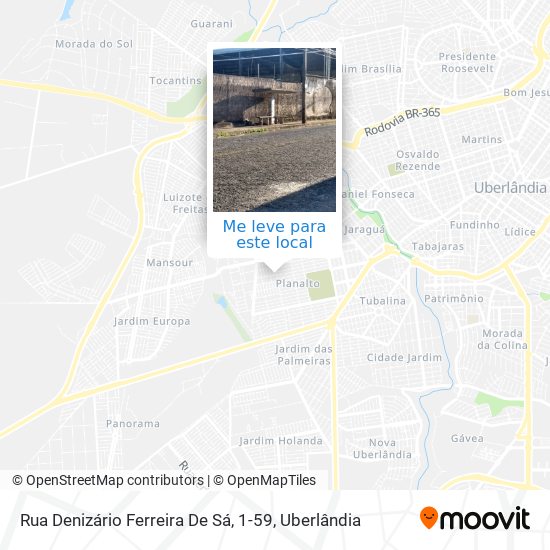Rua Denizário Ferreira De Sá, 1-59 mapa