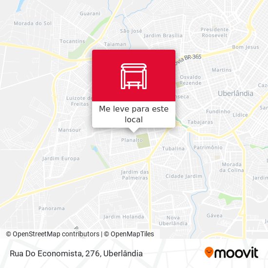 Rua Do Economista, 276 mapa