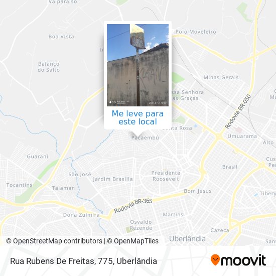 Rua Rubens De Freitas, 775 mapa