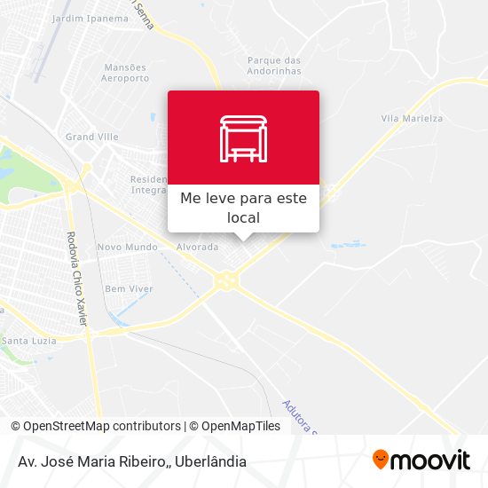 Av. José Maria Ribeiro, mapa