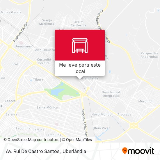 Av. Rui De Castro Santos, mapa