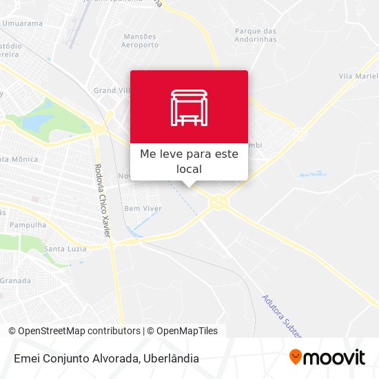 Emei Conjunto Alvorada mapa