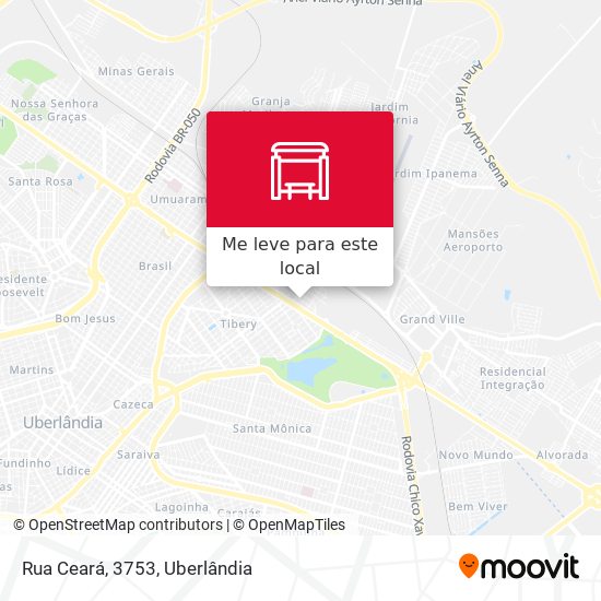 Rua Ceará, 3753 mapa