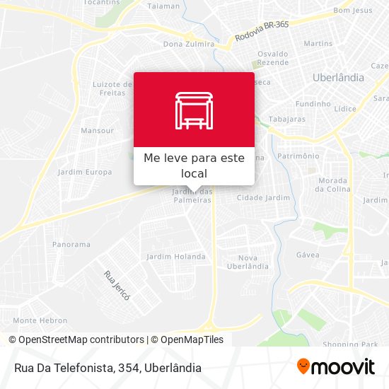 Rua Da Telefonista, 354 mapa