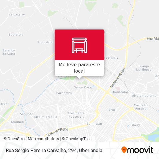 Rua Sérgio Pereira Carvalho, 294 mapa