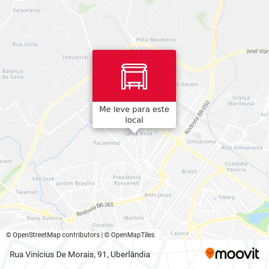 Rua Vinícius De Morais, 91 mapa