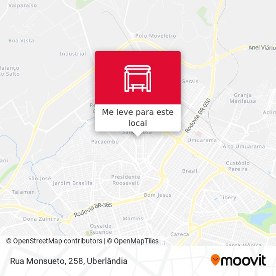 Rua Monsueto, 258 mapa
