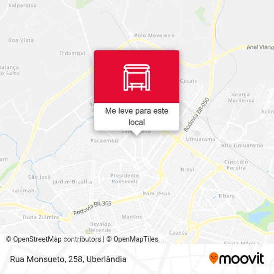 Rua Monsueto, 258 mapa