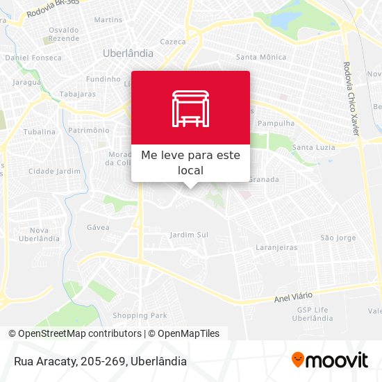 Rua Aracaty, 205-269 mapa