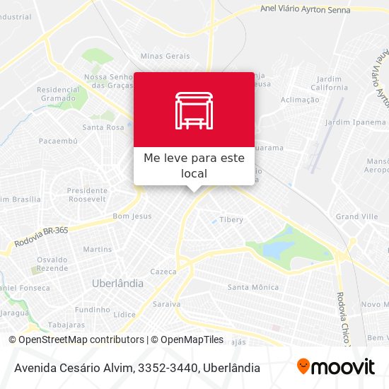 Avenida Cesário Alvim, 3352-3440 mapa