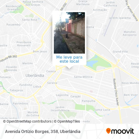 Avenida Ortízio Borges, 358 mapa