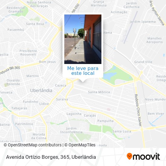 Avenida Ortízio Borges, 365 mapa