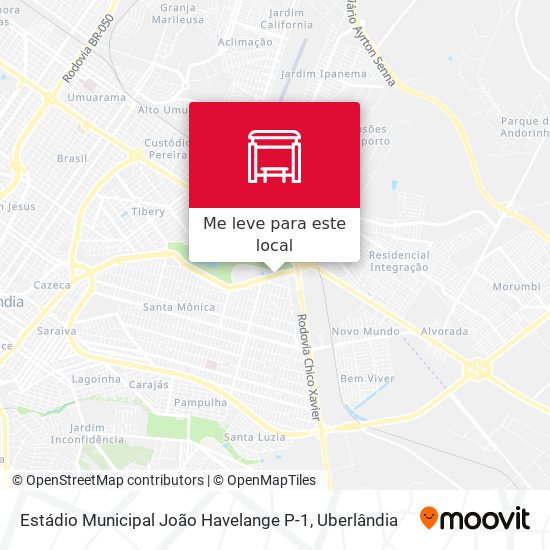 Estádio Municipal João Havelange P-1 mapa