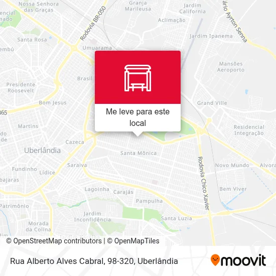 Rua Alberto Alves Cabral, 98-320 mapa