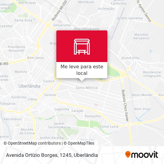 Avenida Ortízio Borges, 1245 mapa