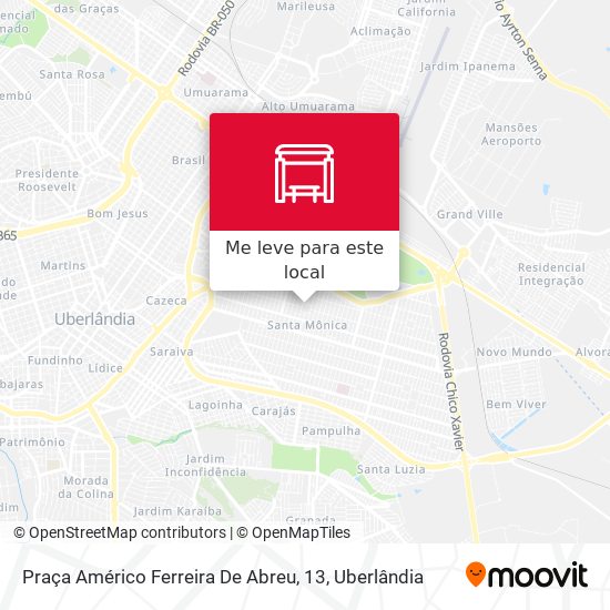 Praça Américo Ferreira De Abreu, 13 mapa