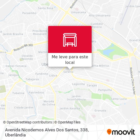 Avenida Nicodemos Alves Dos Santos, 338 mapa