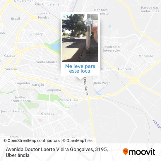 Avenida Doutor Laérte Viêira Gonçalves, 3195 mapa