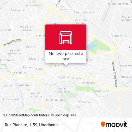 Rua Planalto, 1-59 mapa