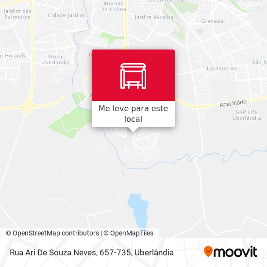 Rua Ari De Souza Neves, 657-735 mapa