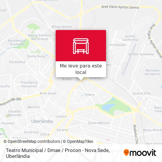 Teatro Municipal / Dmae / Procon - Nova Sede mapa