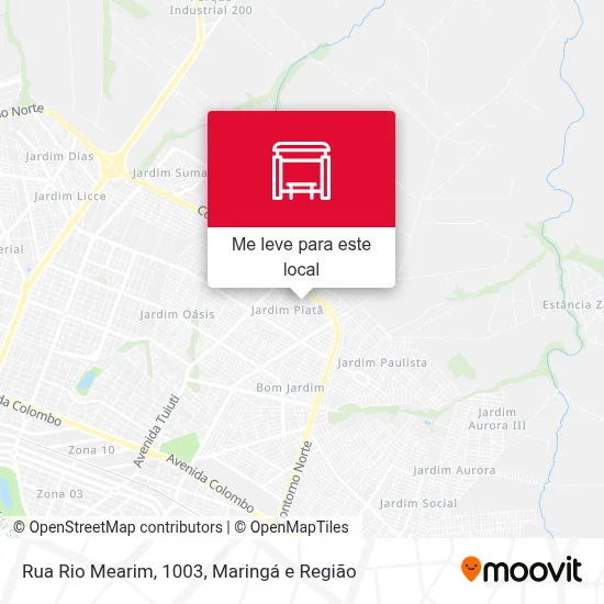 Rua Rio Mearim, 1003 mapa