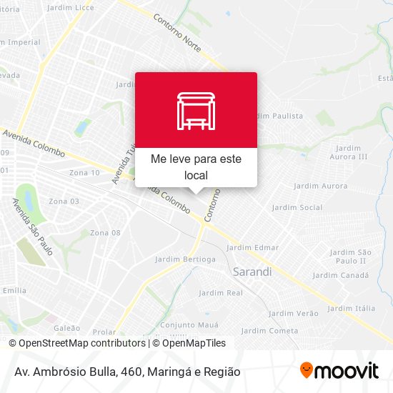 Av. Ambrósio Bulla, 460 mapa