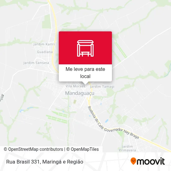 Rua Brasil 331 mapa
