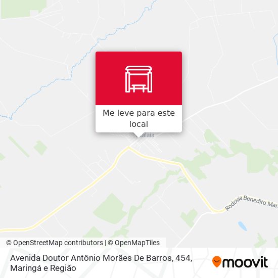 Avenida Doutor Antônio Morães De Barros, 454 mapa