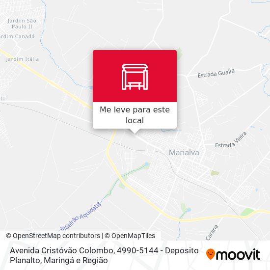 Avenida Cristóvão Colombo, 4990-5144 - Deposito Planalto mapa