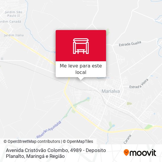 Avenida Cristóvão Colombo, 4989 - Deposito Planalto mapa