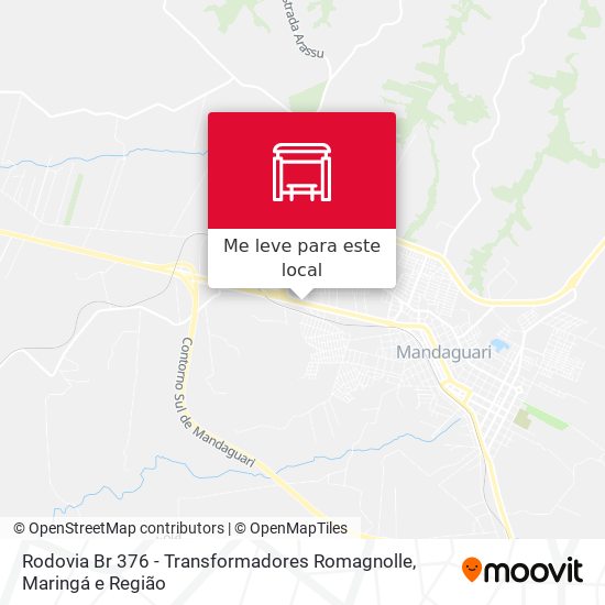 Rodovia Br 376 - Transformadores Romagnolle mapa