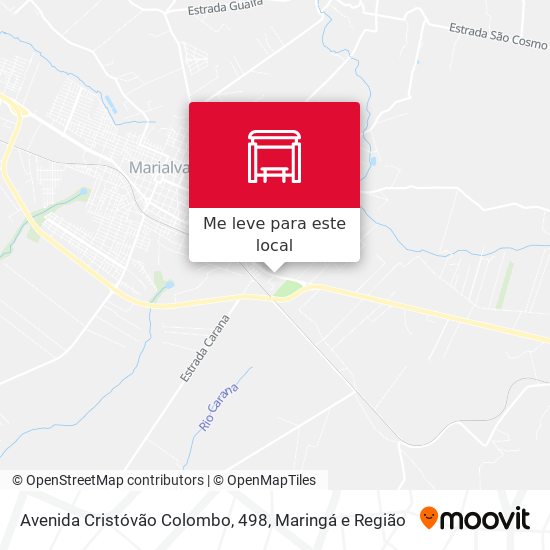 Avenida Cristóvão Colombo, 498 mapa