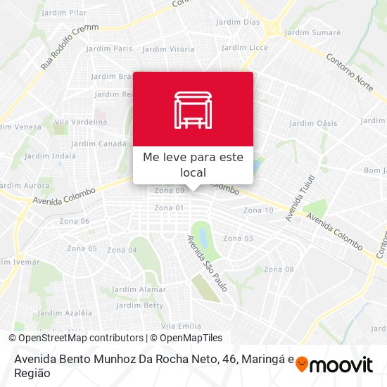 Avenida Bento Munhoz Da Rocha Neto, 46 mapa