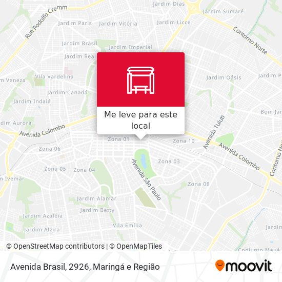 Avenida Brasil, 2926 mapa