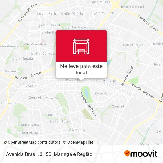 Avenida Brasil, 3150 mapa