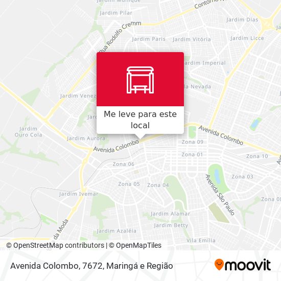 Avenida Colombo, 7672 mapa