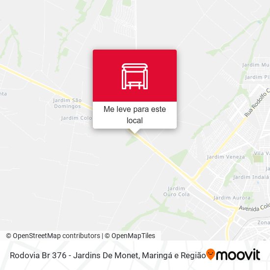 Rodovia Br 376 - Jardins De Monet mapa