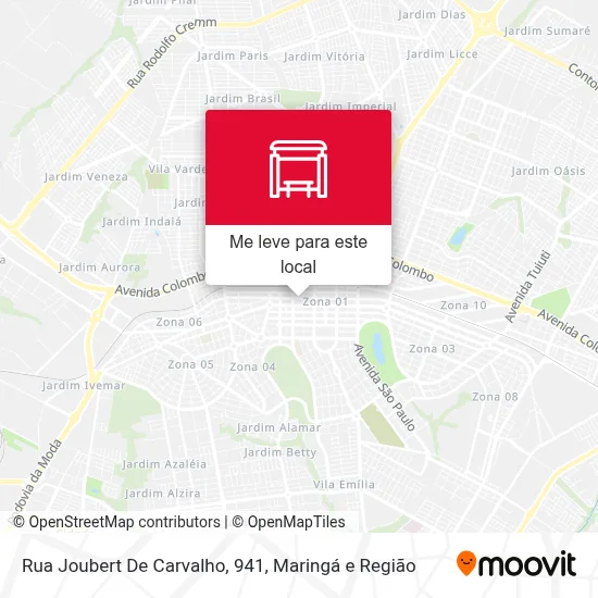 Rua Joubert De Carvalho, 941 mapa