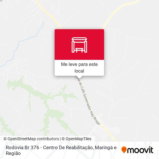 Rodovia Br 376 - Centro De Reabilitação mapa