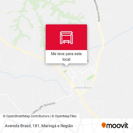 Avenida Brasil, 181 mapa