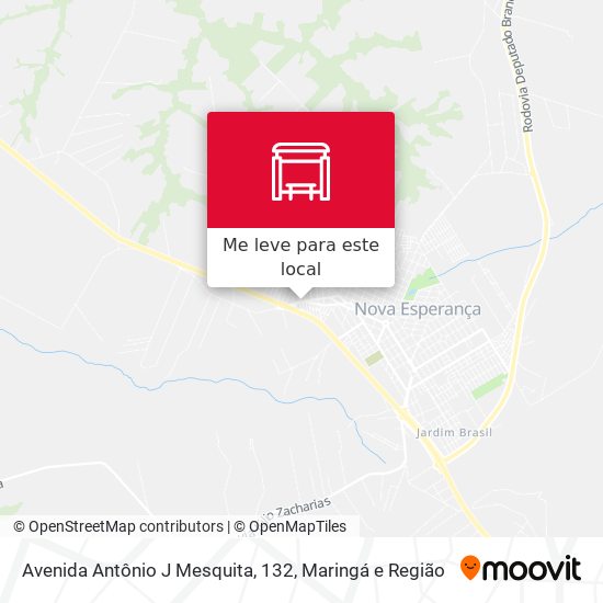 Avenida Antônio J Mesquita, 132 mapa