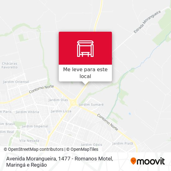 Avenida Morangueira, 1477 - Romanos Motel mapa